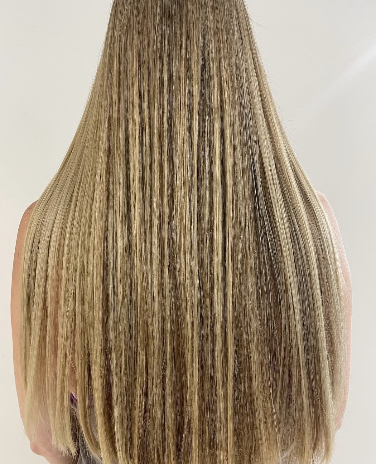 Elegant styled hair
