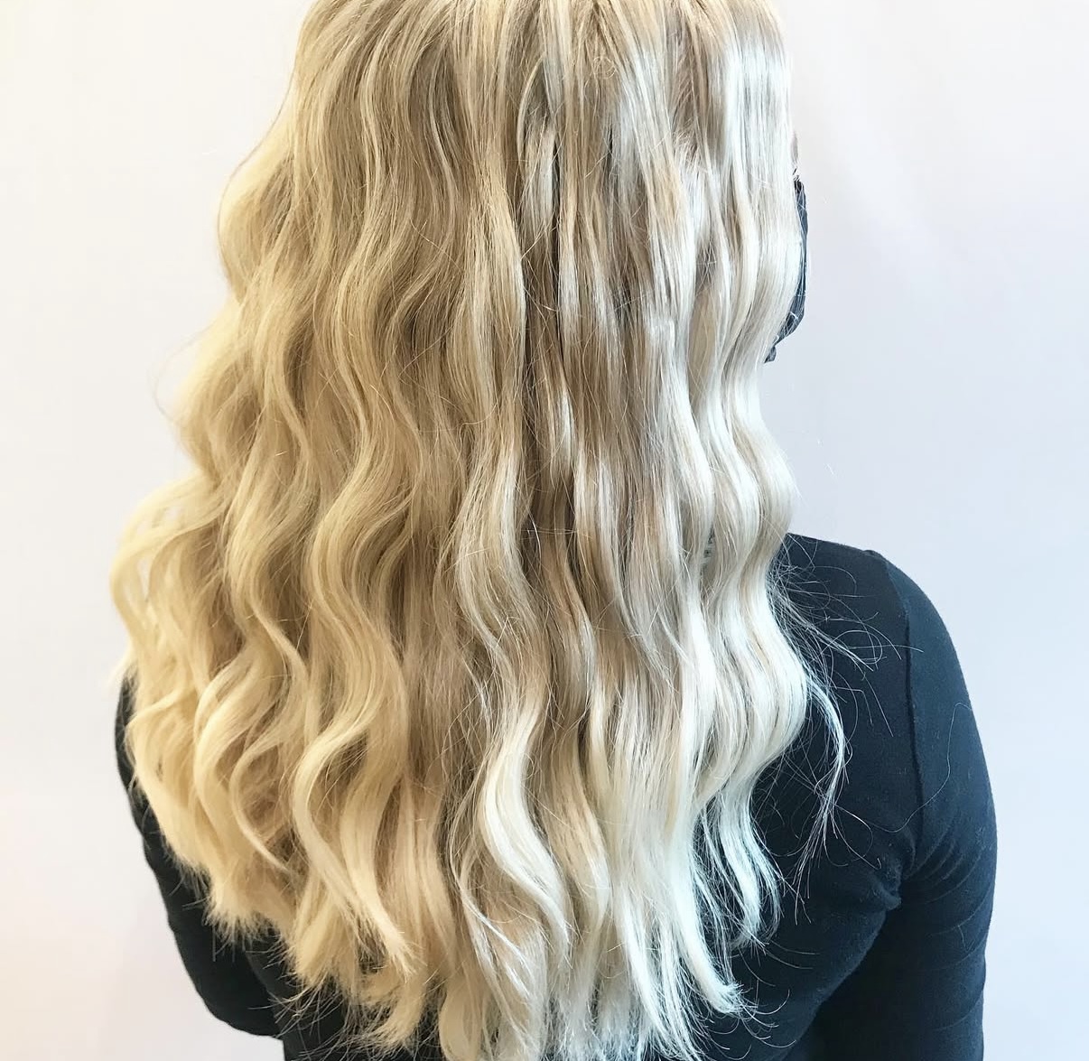 Elegant styled hair