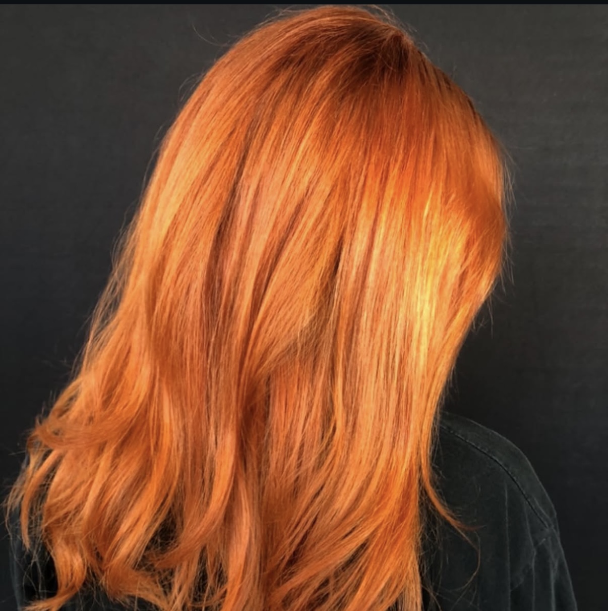 Elegant styled hair